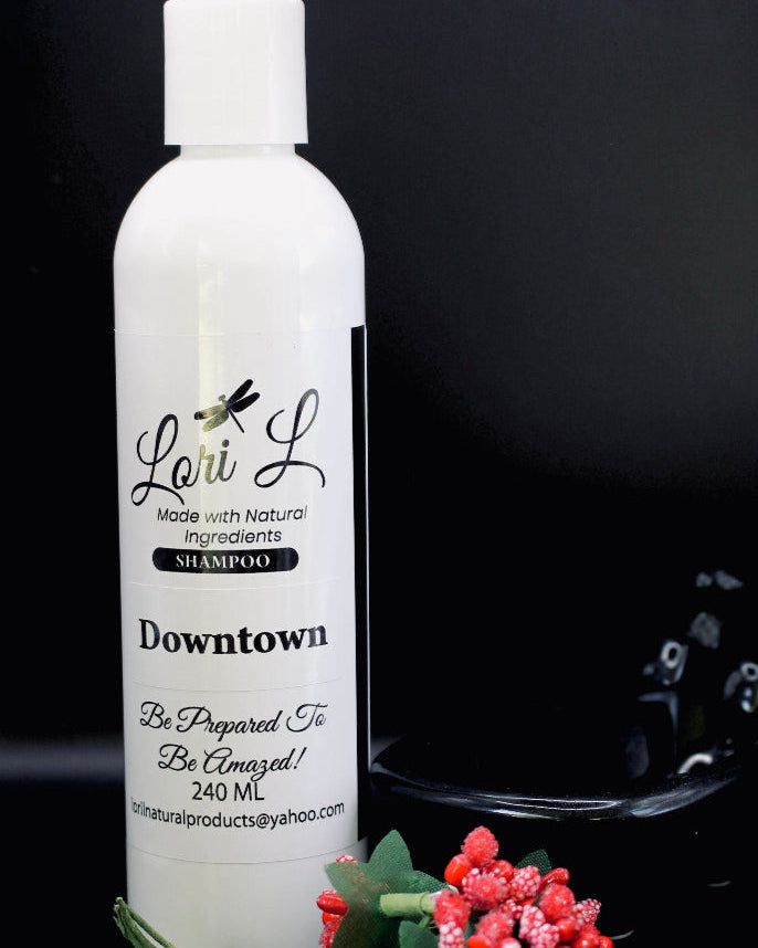 Experience the transformative power of Downtown Shampoo from Lori L Natural Products.