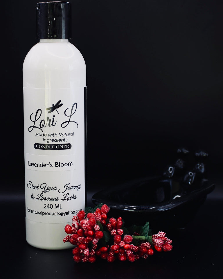 Embrace the power of lavender and say hello to a more tranquil and vibrant hair care journey by choosing Lori L Lavenders Bloom Conditioner and incorporating it into a holistic hair care routine.